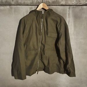 Joe Fresh Hooded Field Jacket in Olive Green Size 1X